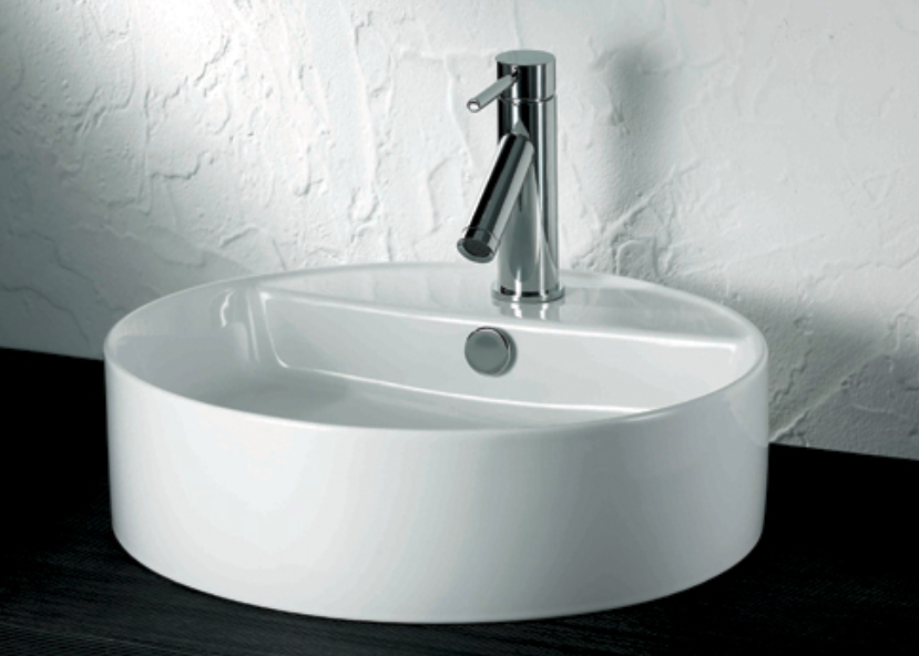 KT470 Ceramic washbasin overflow